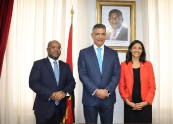 A conselheira do governo dos Estados Unidos da América foi recebida em audiência pelo ministro da Energia e Águas