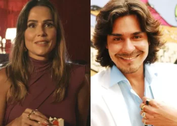 O primeiro beijo desses famosos foi na frente das câmeras!