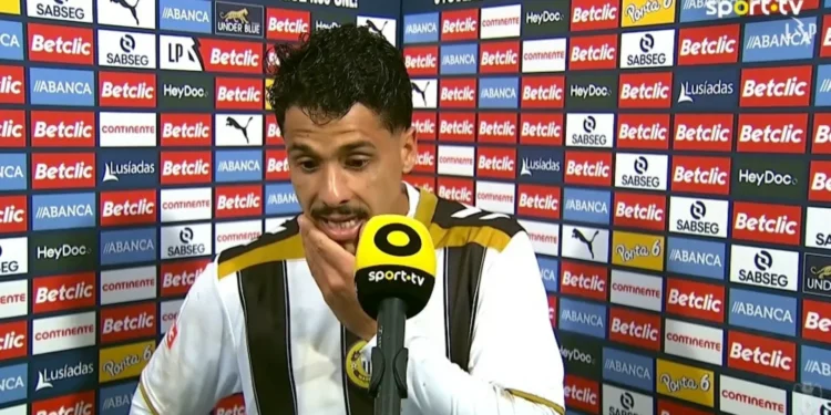 Emocionante. Jogador do Nacional dedica golo à esposa com cancro