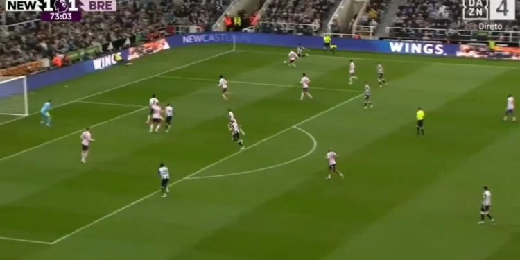 Intencional ou nem por isso? Este golo do Newcastle promete correr mundo