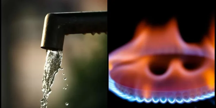 Preços da água e do gás natural sobem esta quarta-feira