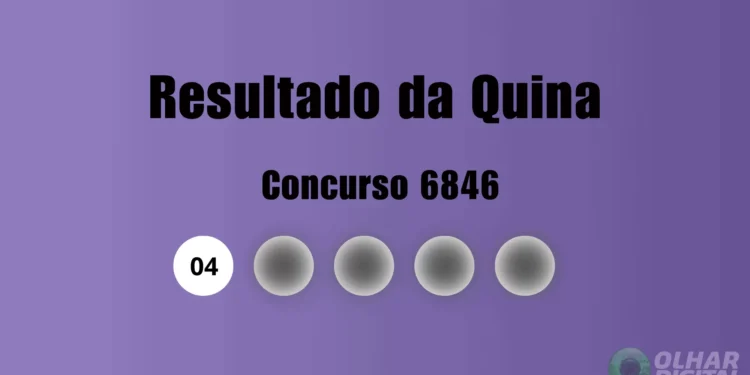 Resultado da Quina de hoje: veja números e ganhadores do concurso 6846 (terça, 07/10)