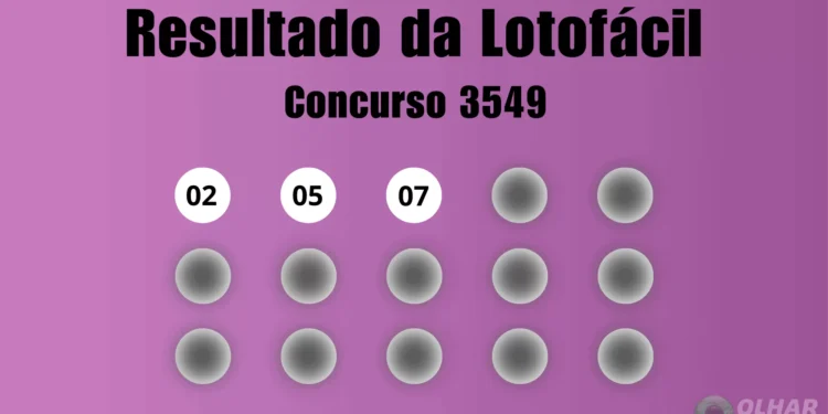 Resultado da Lotofácil de hoje: veja números e ganhadores do concurso 3549 (sexta, 28/11)