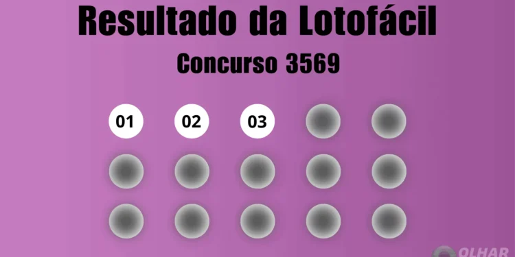 Resultado da Lotofácil de hoje: veja números e ganhadores do concurso 3569 (segunda, 22/12)