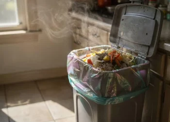 Por que o lixo da cozinha fede mais nos dias quentes?
